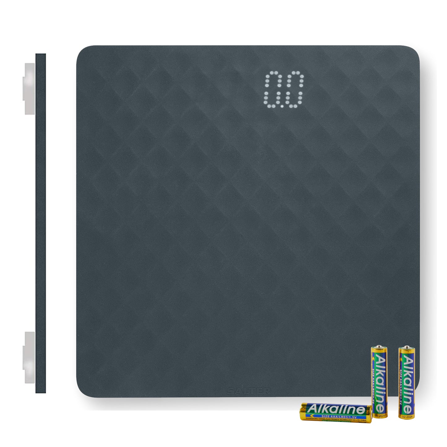 Salter Splash Anti-slip Silicone Bathroom Scale 180kg Grey