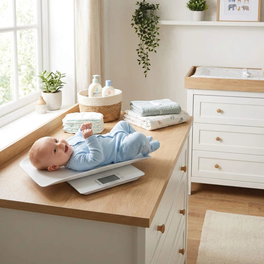 Salter 2-in-1 Digital Baby Scale 180kg White